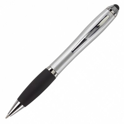 Ручка-стилус пластикова, чорне чорнило 95243032 фото