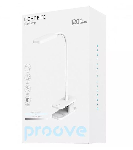 Настільна лампа Proove Light Bite 1200 mAh 57493 фото