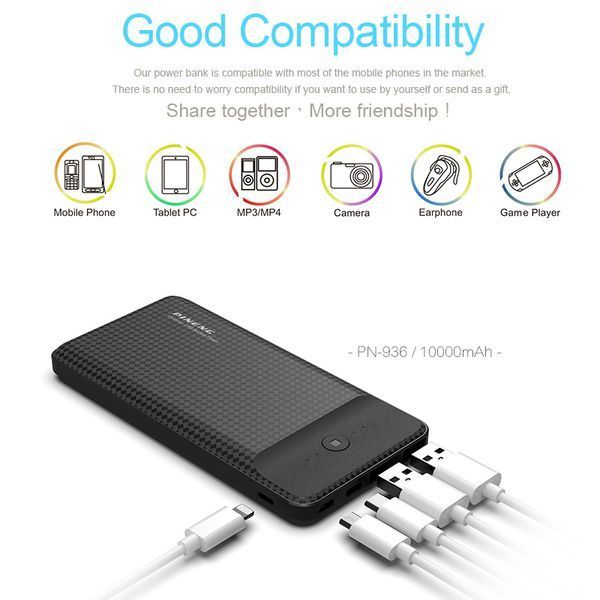 Зарядное устройство (Power Bank) Pineng PN-936 Pn-936 Black фото