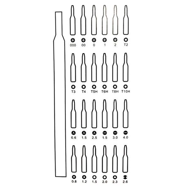 Викрутка прецизійна 25-в-1 TheGeneral FixMate 100031019-11 фото