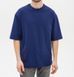 Футболка OVERSIZE U0104-Navy Blue-S-M фото